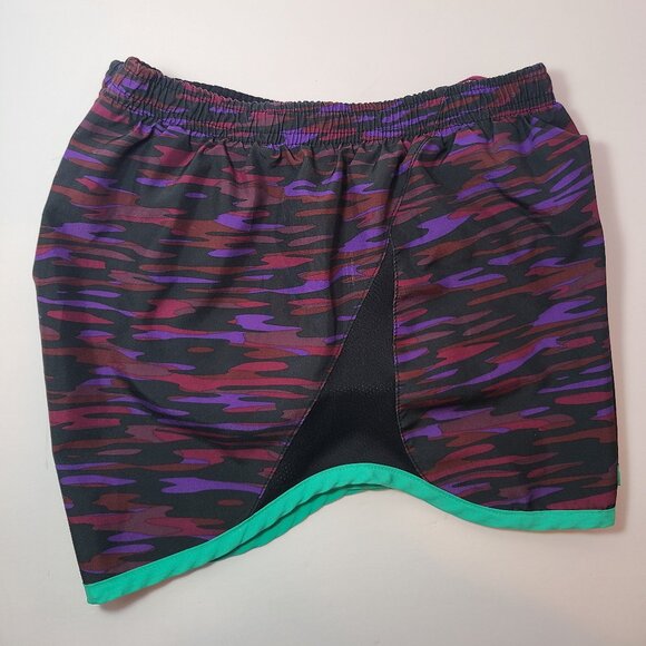 Nike Pants - Nike Tempo Dri-FIT Running Shorts – Purple Camo with Teal Trim, Size Small